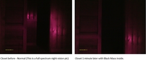 Black Mass in Closet (Before and After)